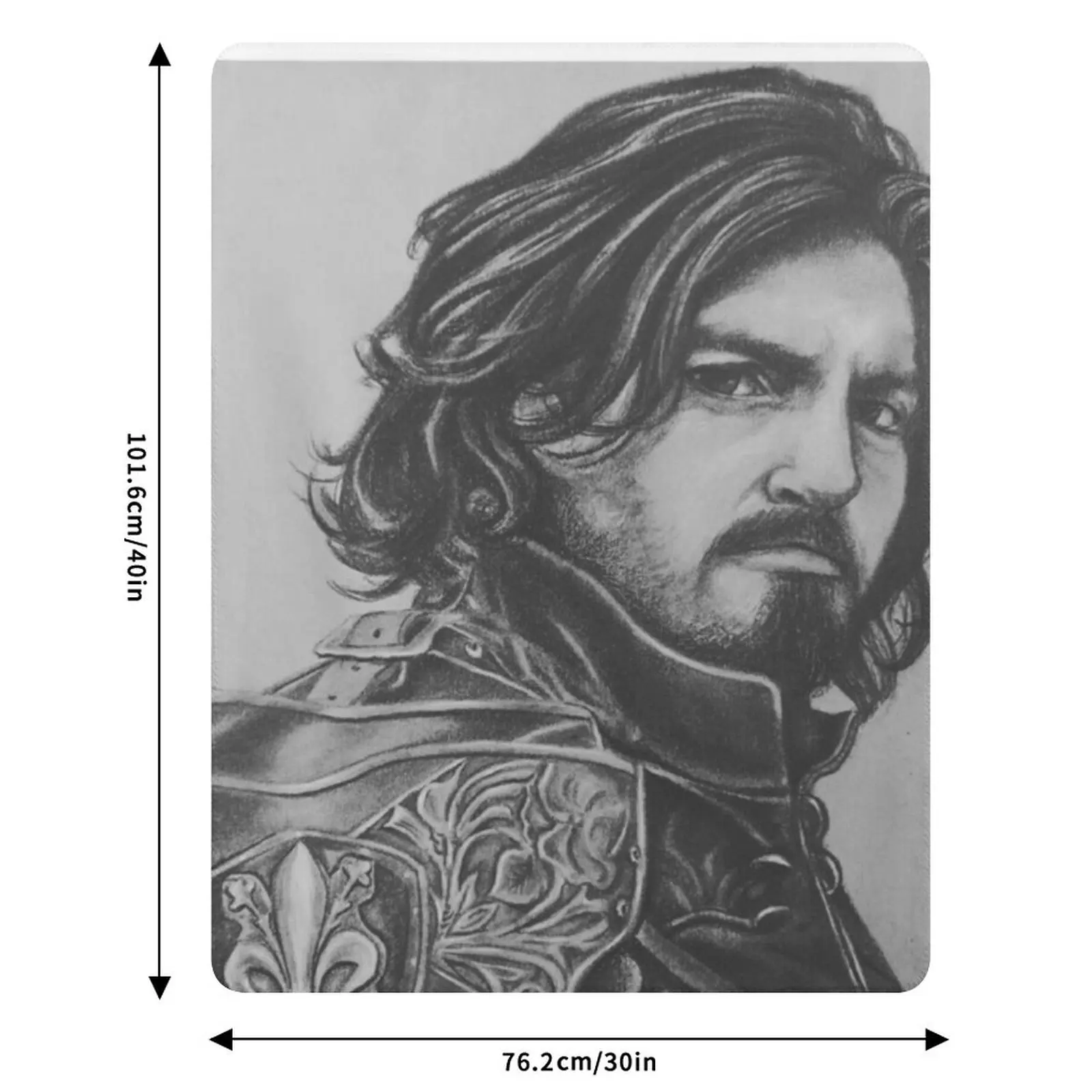 Плед Captain Athos, уютное теплое одеяло для декора спальни (art.: 3920dc2df2aa4) - 3920dc2df2aa4