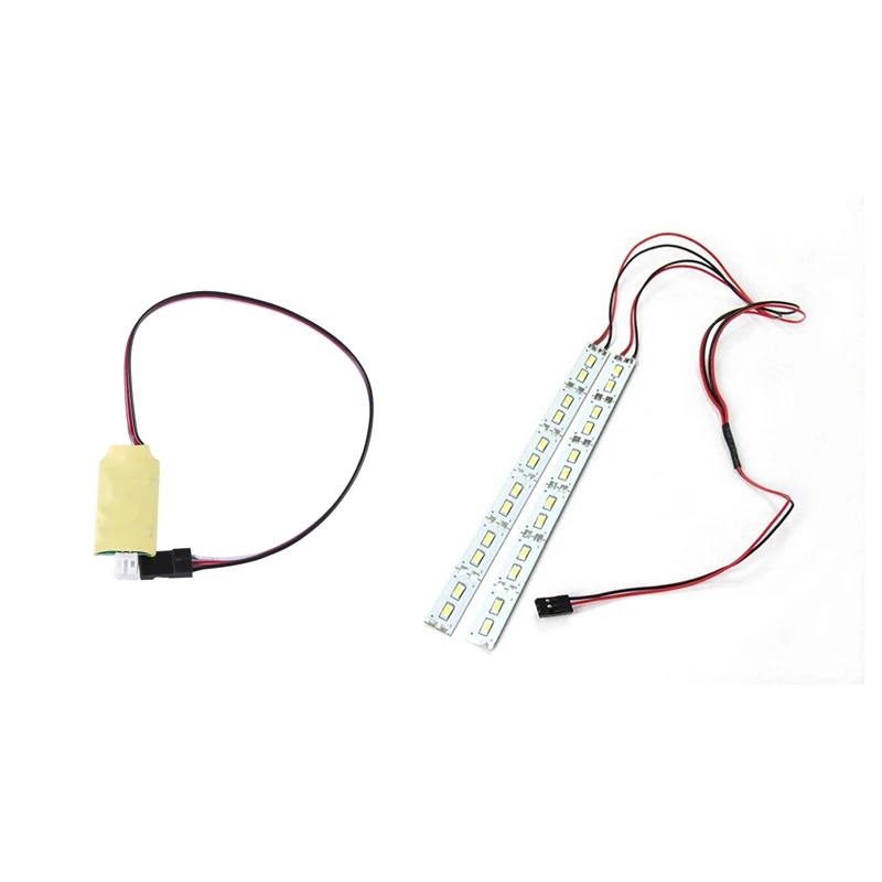 

1Pcs Rc Car Winch Ch3 Control Line Panel & 1 Set Rc Car Drift Car Led Chassis Light Lamps For 1/10 1/8 Rc Car