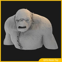 110 cave troll resin model gk white modle 3d printing resin model figure