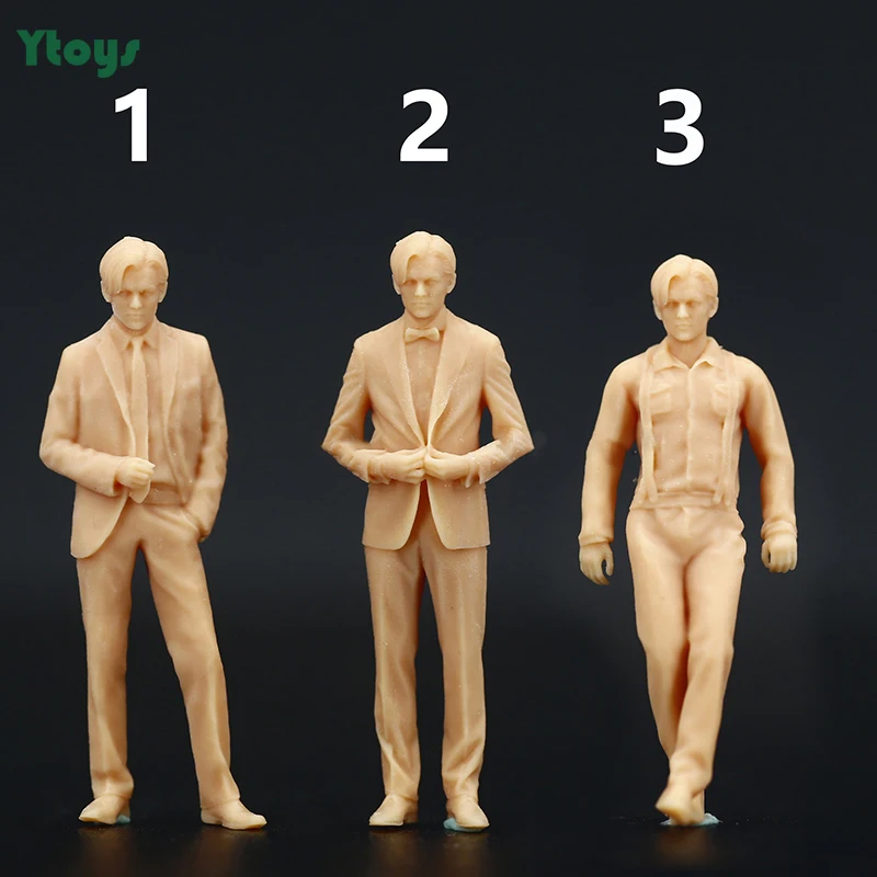 

1/64 Doll Resin Figure Model Kits Man Movie Star Figures Resin Models GK White Model Diorama Unassembled And Unpainted DIY Toy