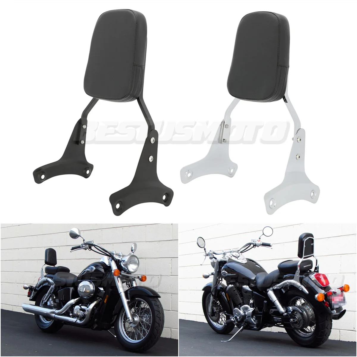 Аксессуары для мотоциклов спинка полоса Honda Shadow VT400 VT750 VT 400 750 ACE 1997 1998 1999 2000 2001 2002 2003