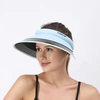 2022 south koreas new sense of uv technology ice is prevented bask in empty hat female summer outdoor sports uv riding sun hat