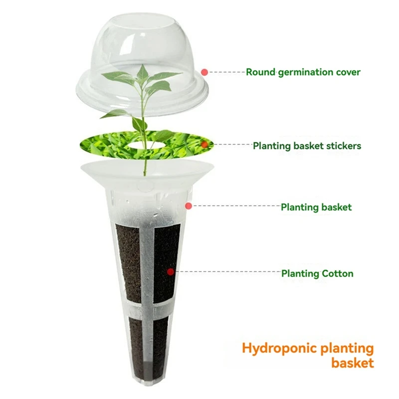 12PCS Seed Pods Kit For Garden Hydroponics Accessories Starting System Plant Germination Kits