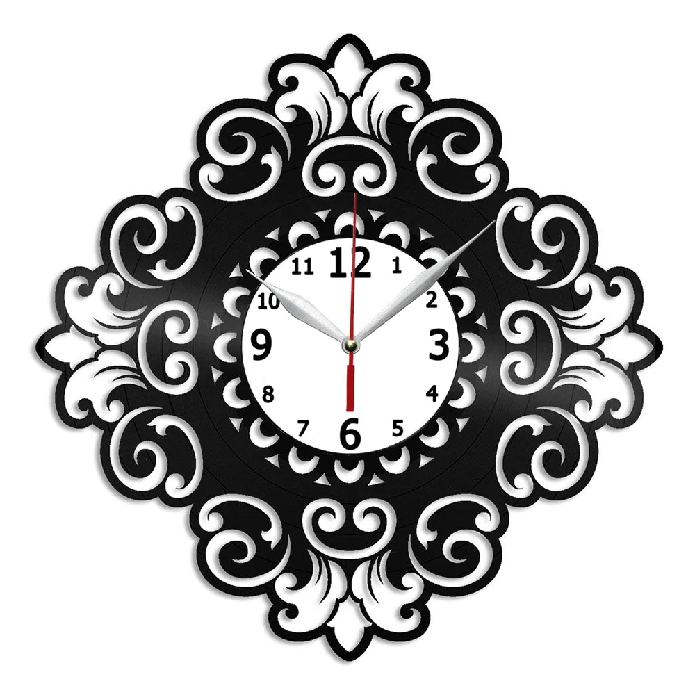 

Виниловые настенные часы в винтажном стиле, 12 дюймов, домашний декор для комнаты, настенное искусство, подарок для друга ручной работы