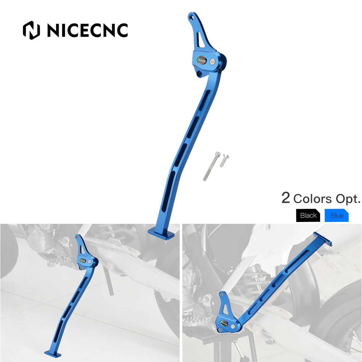 

NiceCNC Side Stand Kickstand for Yamaha YZ 125 250 YZ125 YZ250 2005-2022 2021 2020 2019 2018 Motorcycle Parking Support Holder