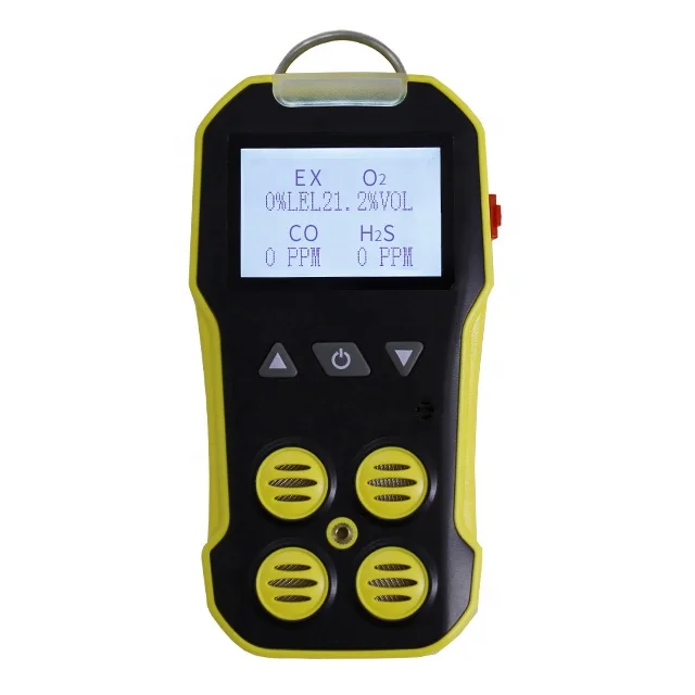 

YIGU Portable BH-4A Gas Detector Smoke Analyzer For EX H2S CO O2 With External Sampling Pump