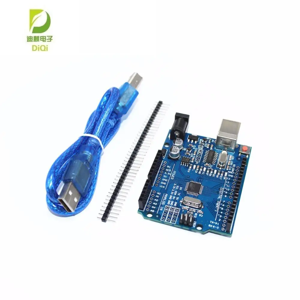 

Новинка 10 наборов/лот UNO R3 MEGA328P CH340G с usb-кабелем (совместим)