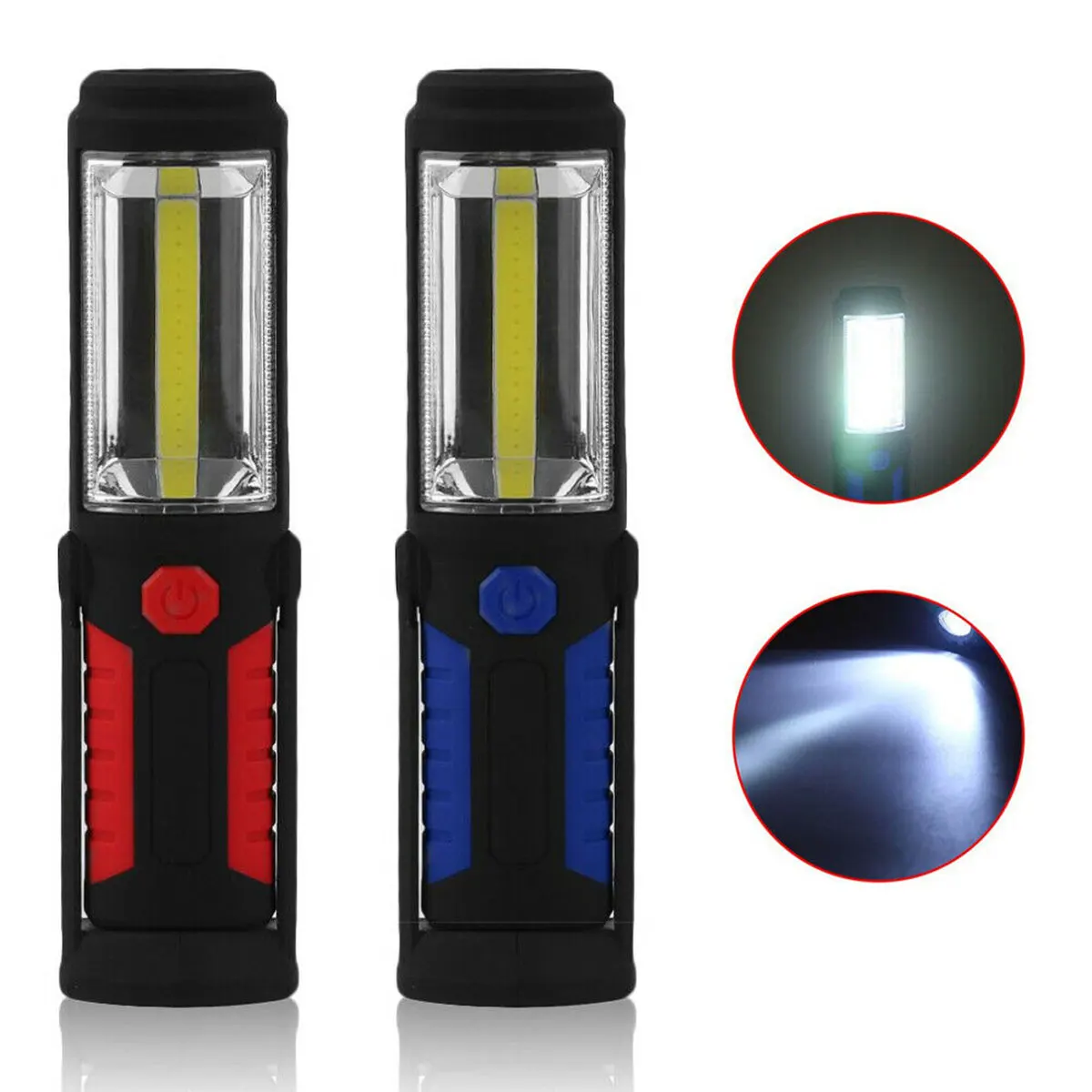 

Светодиодный фонарик с COB матрицей, перезаряжаемый от USB фонарик с двумя передачами, регулируемый светодиодный рабочий ручной фонарик 1500 лм,...