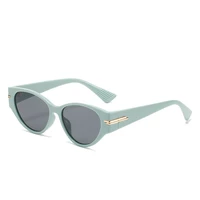 brand designer versatile simple retro cat eye womens sunglasses personalized fashion jelly color sexy temperement glasses 2022