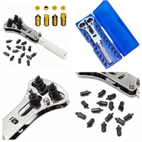 watch repair tools kit adjustable screw back remover wrench watch case opener 3jaw open cover