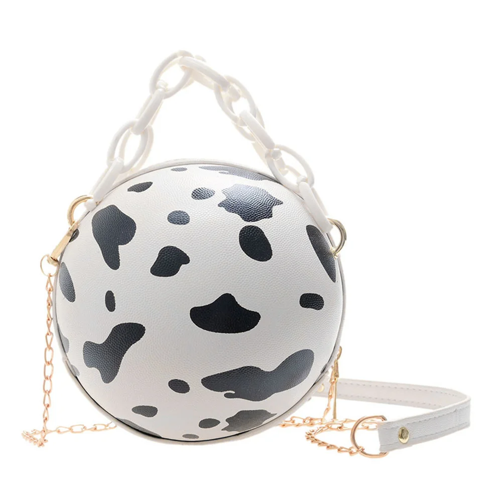 

1Pc Cow Pattern Crossbody Bag Beautiful Shoulder Bag Leather Messenger Bag