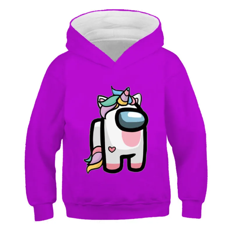 

Children's Unicorn Clothing Boys Kids Clothes Long Sleeve Cotton Pullover Tops Cartoon Sports Costume Baby Print Sweatshirts