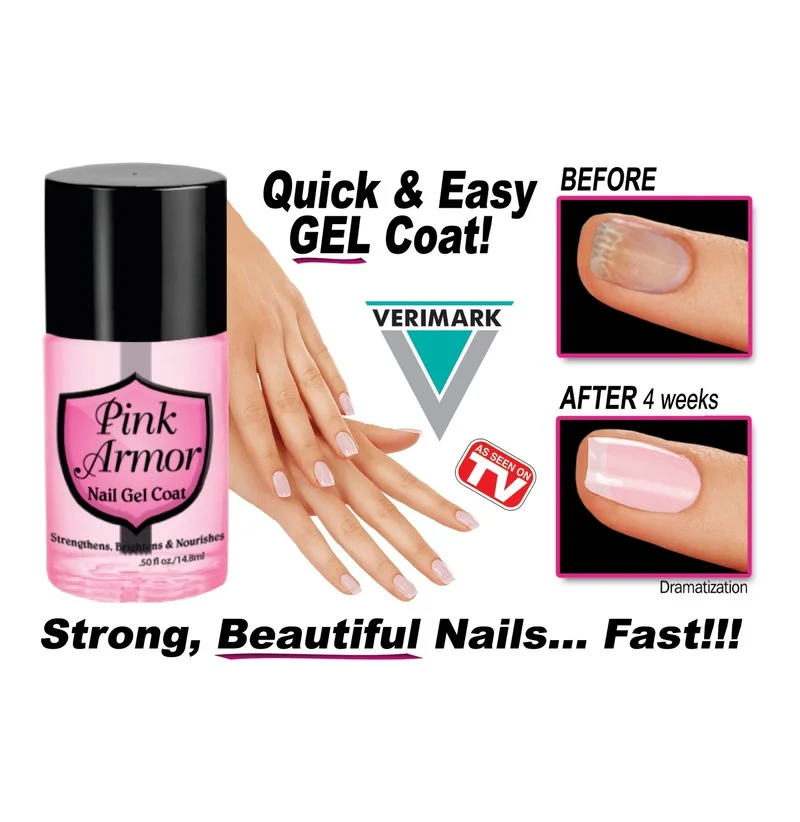 

Calcium Nail Polish Nutrition Cuticle Oil Gel Pink Armor Nail Gel Growth Formula Treatments Nail Coat Nail Polish Supplies