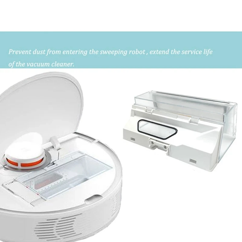 

Контейнер для пыли для робота-пылесоса XIAOMI MI Robot 1/2 поколения Roborock S50 S51 S52 S55 T6, аксессуары, запчасти