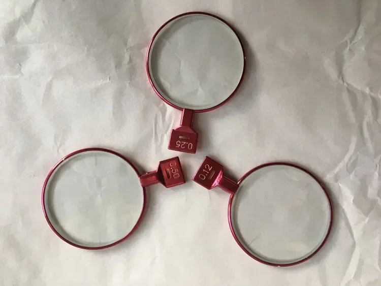 Оптический пробный набор объективов стандартный металлический оптический обод