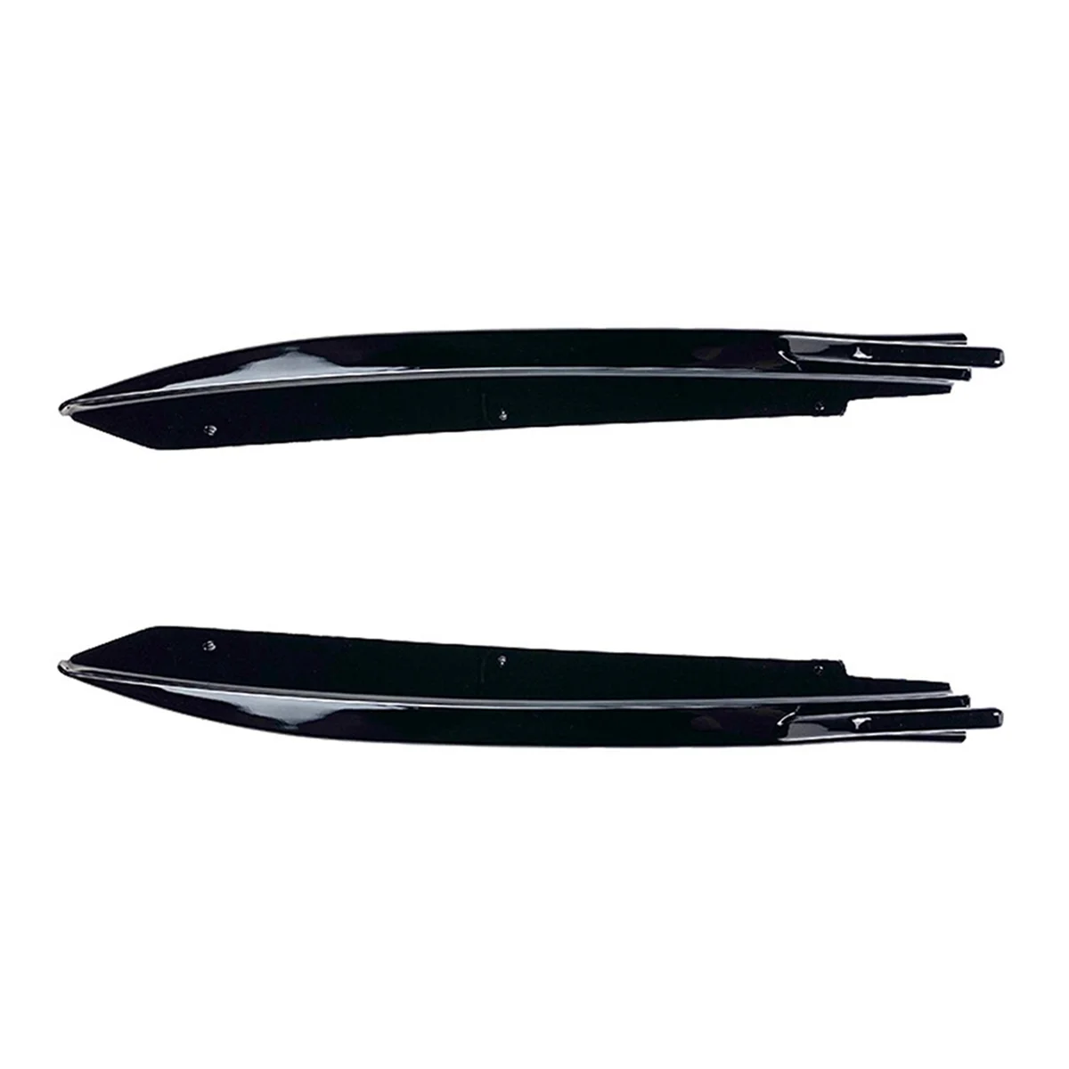 Яркий черный задний бампер угловой диффузор сплиттер спойлер защита для BMW-5