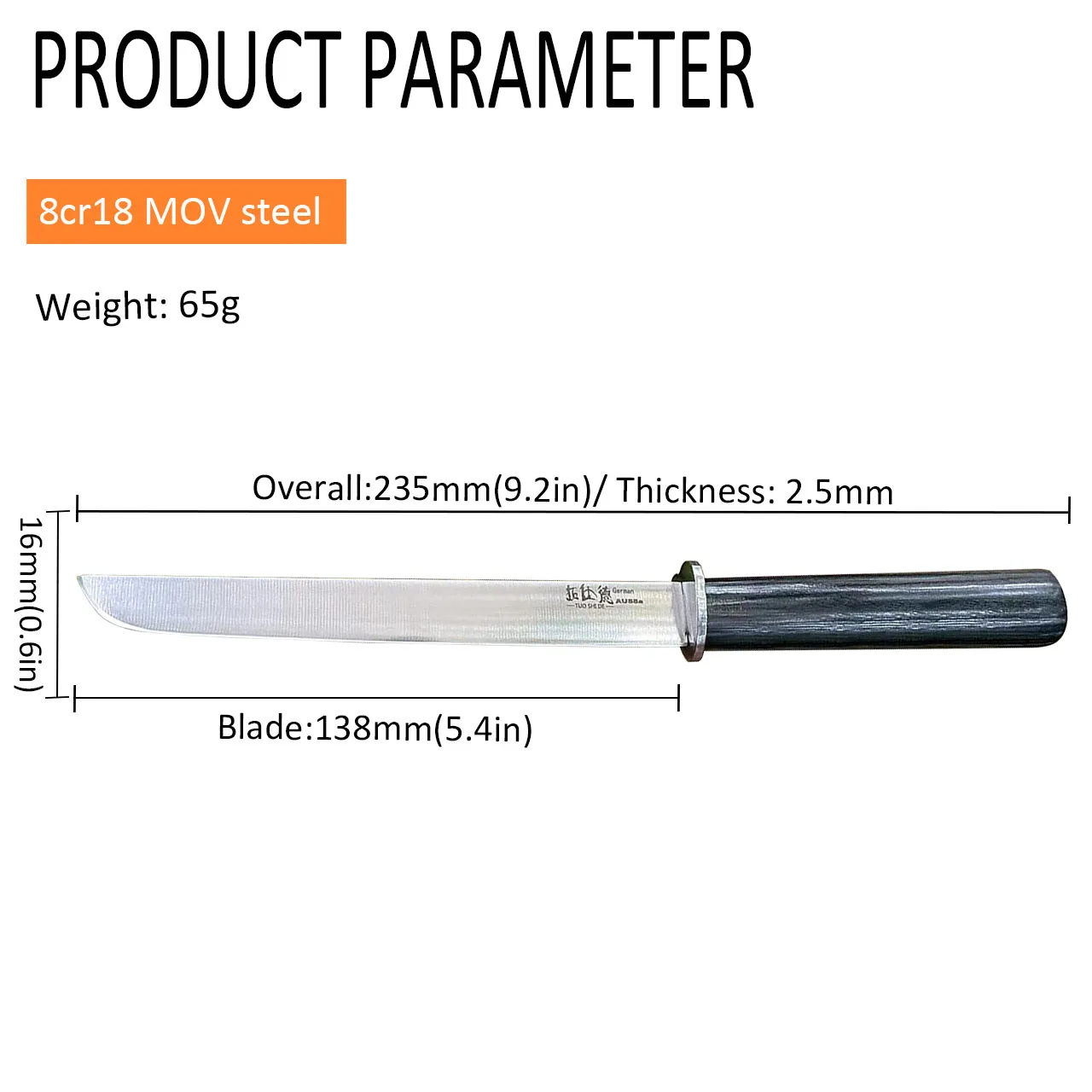 Нож для суши 9 дюймов сашими японский нож чистки овощей кухонный мясника нарезки