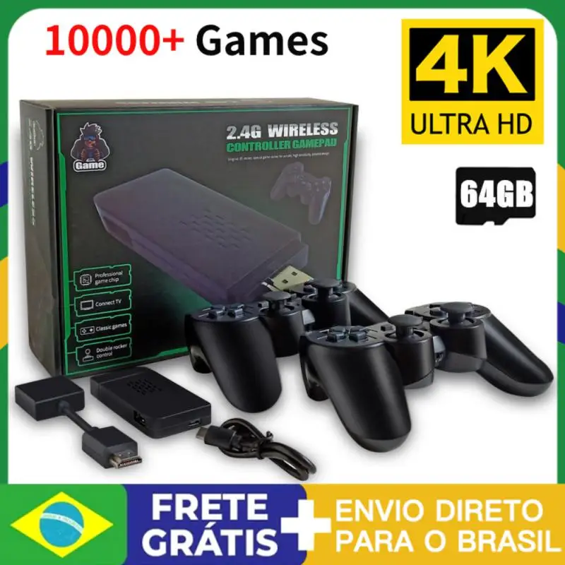 

Видеоигровая консоль M8, 2,4G, двойной беспроводной контроллер, Игровая приставка 4K, 10000 игр, 32 ГБ, 64 ГБ, ретро-игры для PS1/GBA, Прямая поставка