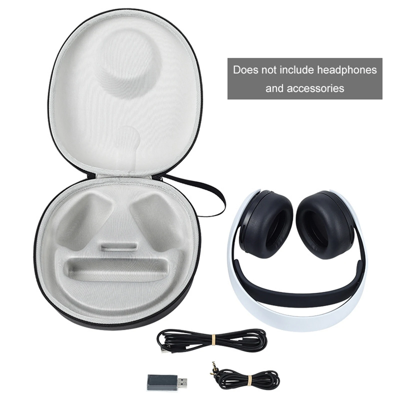 

EVA Travel Carrying Storage Bag For S5 PULSE 3D Wireless Headset Dustproof&Waterpoorf Protective Case PS5 PULSE 3D Headphones