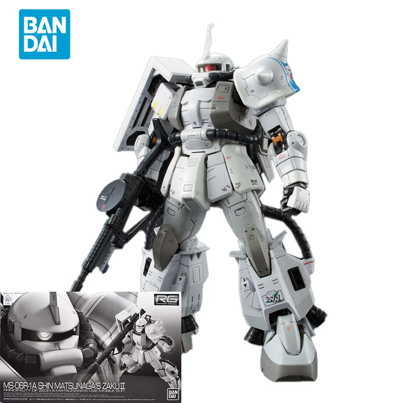

Bandai оригинальная модель Φ RG 1/144 телефон MATSUNAGA'S zakuii экшн-фигурка в сборе модель PB игрушки подарки для детей