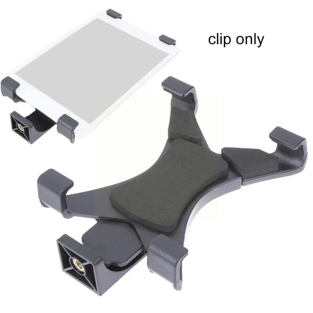 

Universal Tablet Tripod Mount Clamp With 1/4"thread Adapter For 2/3/4/air/air2 /mini For Tablet Phone Bracket H Y3f7