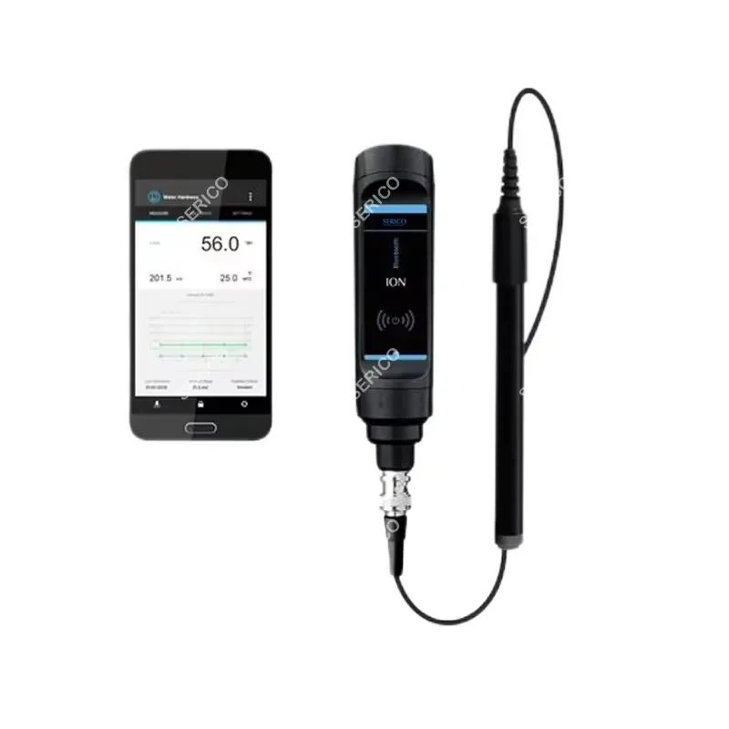 Фото Карманный Bluetooth-тестер жесткости воды SERICO, измеритель жесткости воды, измеритель концентрации кислоты, модель: BT-WH-S40 №1