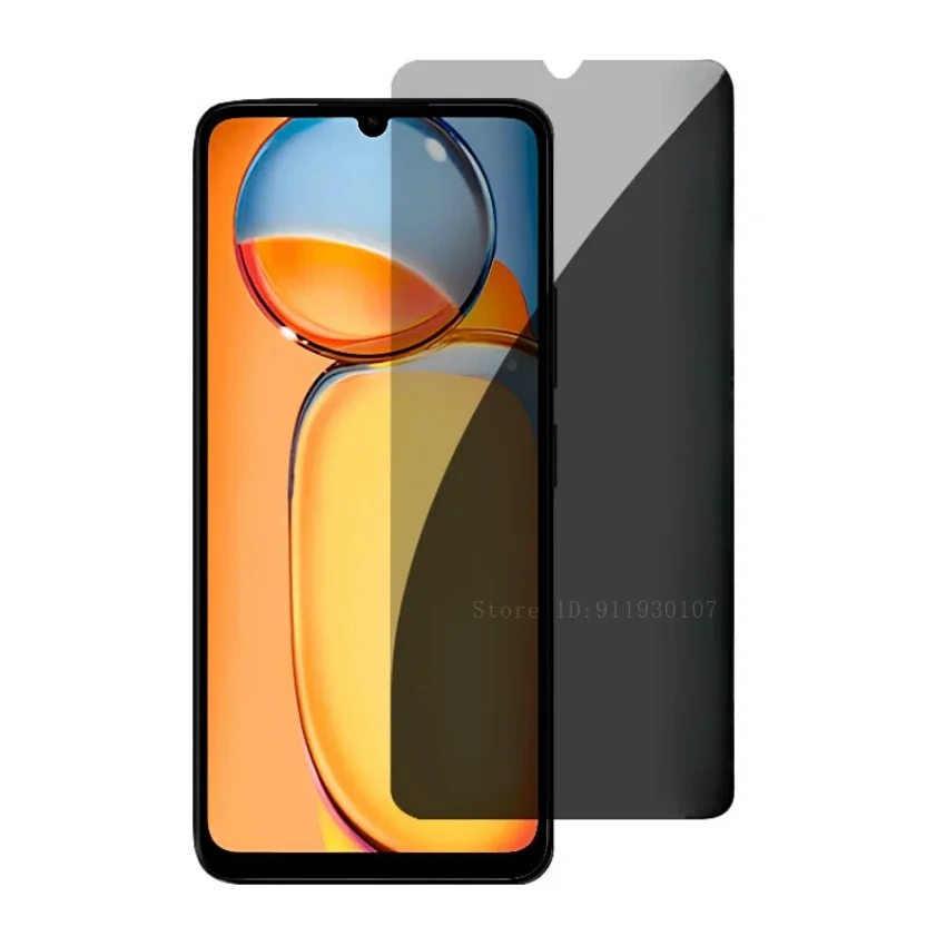 Антишпионское закаленное стекло для Xiaomi Redmi 13C 12C Защитная пленка