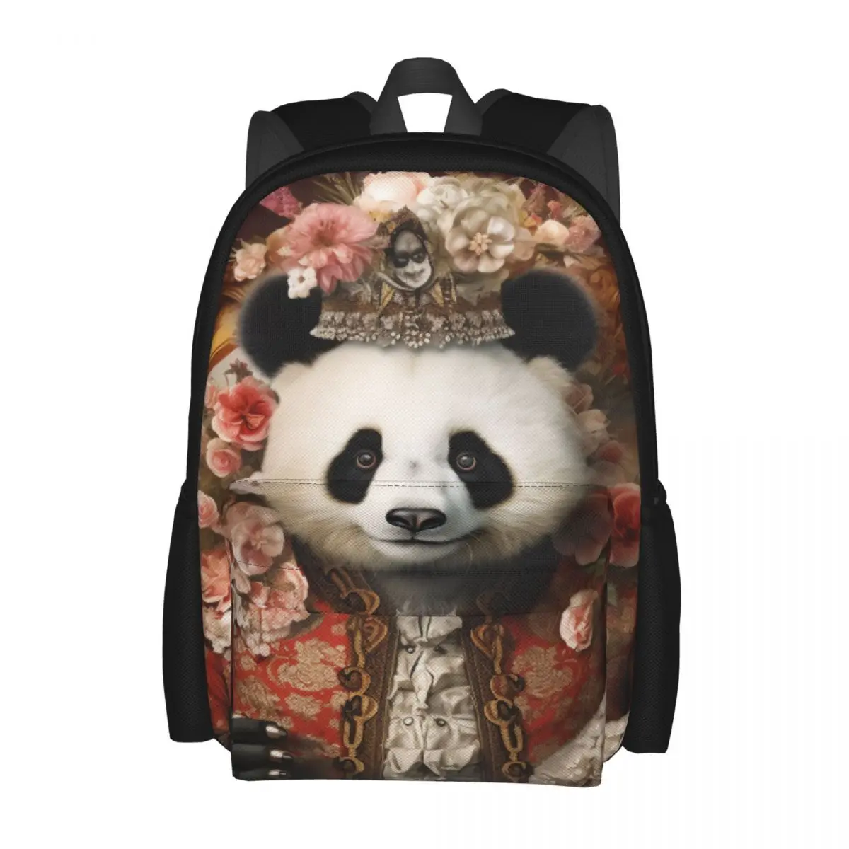 

Рюкзак с пандой, потрясающая одежда для портретов, милые рюкзаки, мужские велосипедные сумки с рисунком для старшей школы, цветной рюкзак