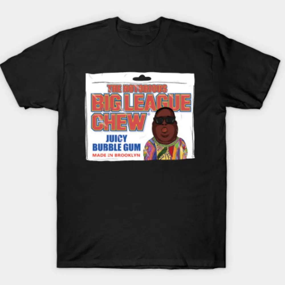 Известный B.I.G. Лига Жевательная футболка свитшот и толстовка рубашка рок-н-ролл