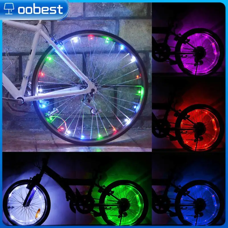 

Bike Wheel LED Lights Waterproof Bicycle Flash Light Mountain Road Bike Cycling Tyre Wheel Lights LED Neon Lamp Cover Wheel