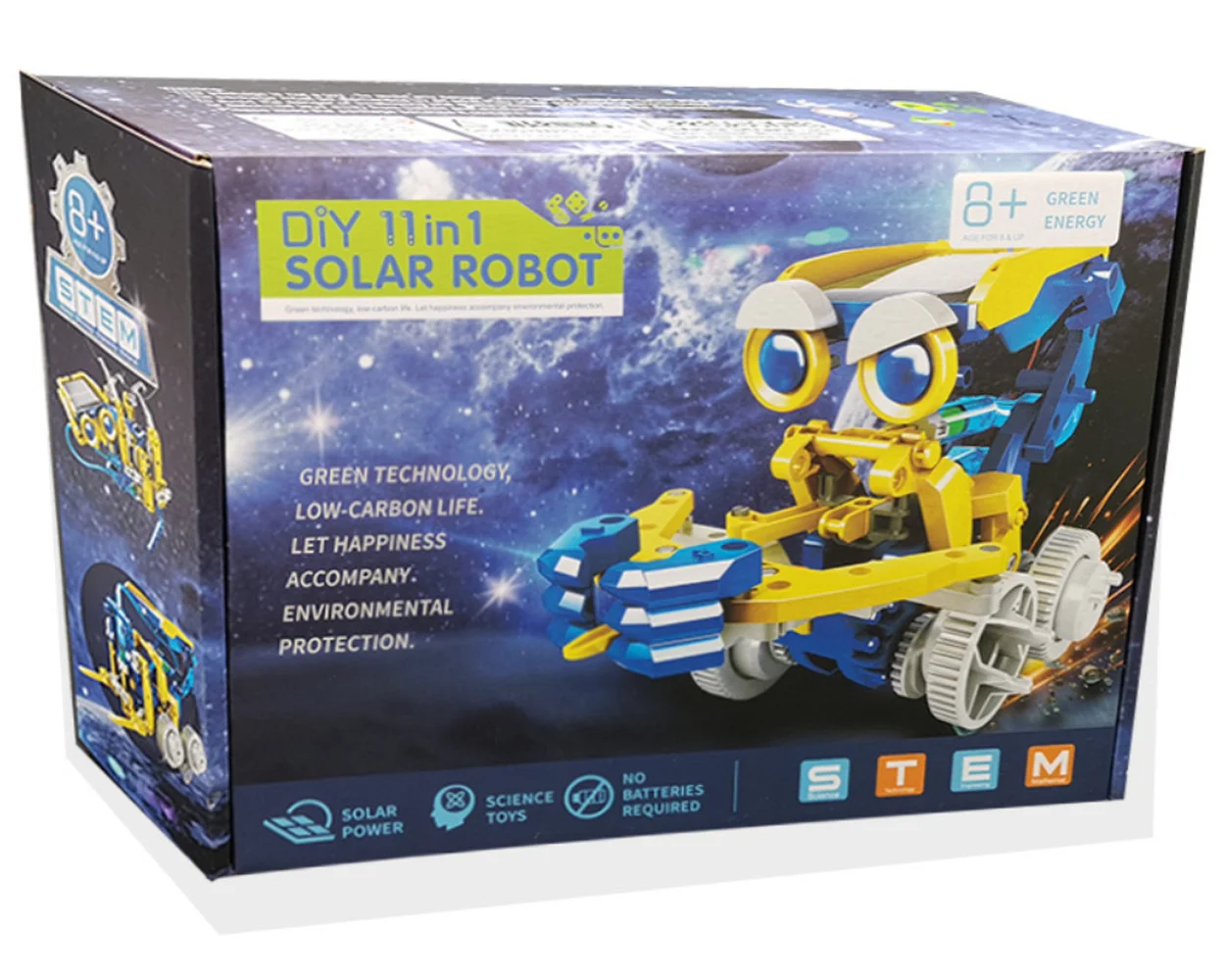 

DIY Assembly Toys 11 In 1 Self-assembly Solar Toy Car 11 In 1 Intelligent Robot Creative Invention Technology Toys Gift