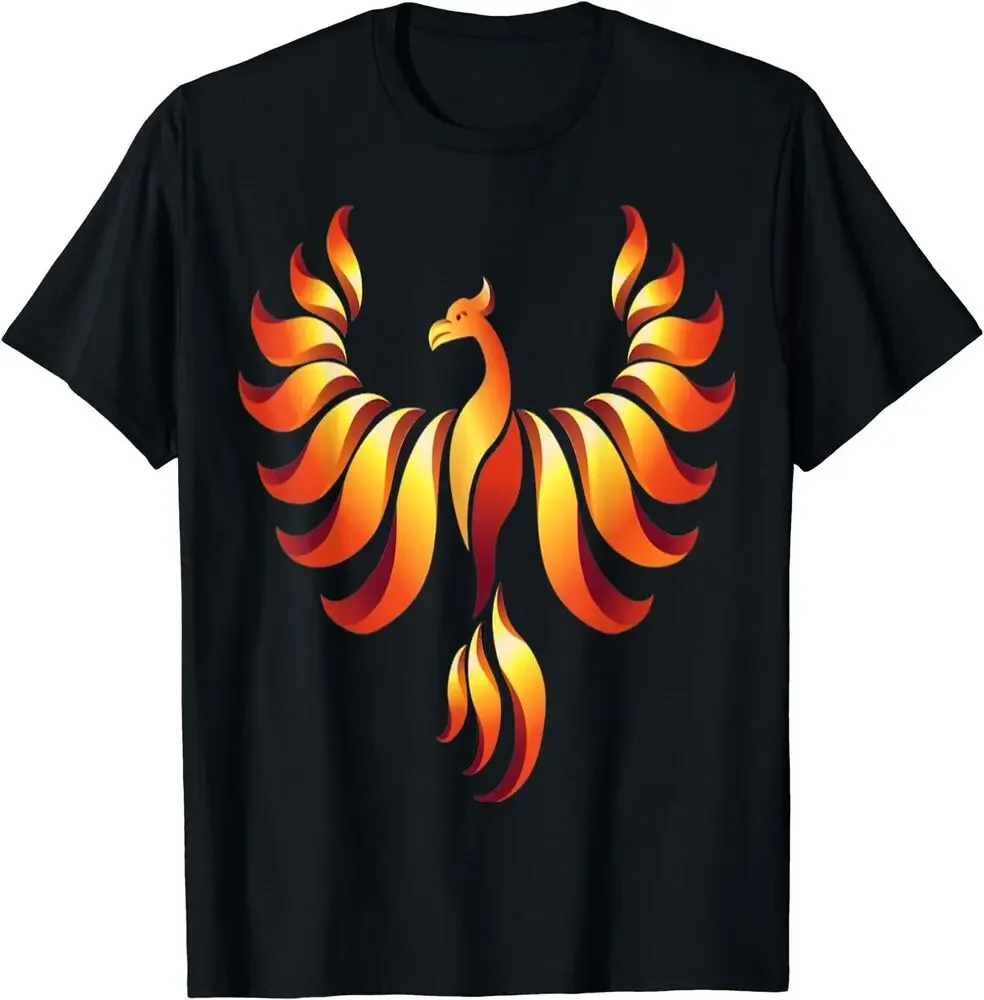 Футболка с символом возрождения Феникса Rise from the Ashes футболки высокого качества