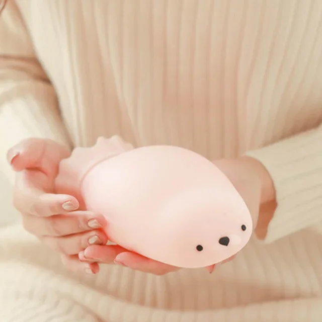 

Портативная Силиконовая Грелка Для Горячей Воды, 450 Мл, Милые Мультяшные Грелки Для Рук