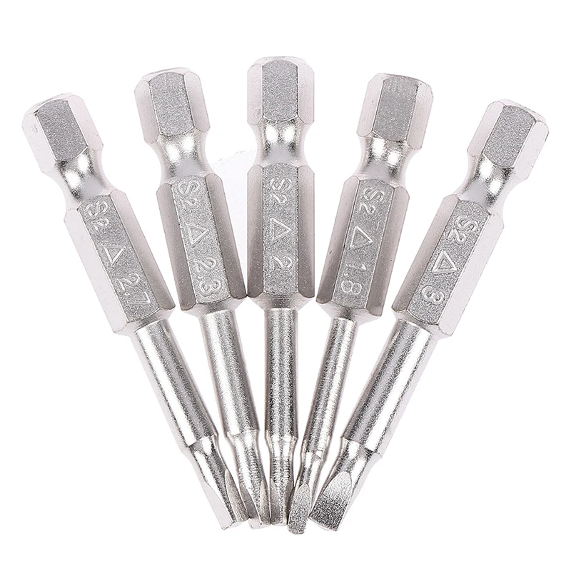 

5 шт., магнитная треугольная отвертка, 50 мм/1,97 дюйма