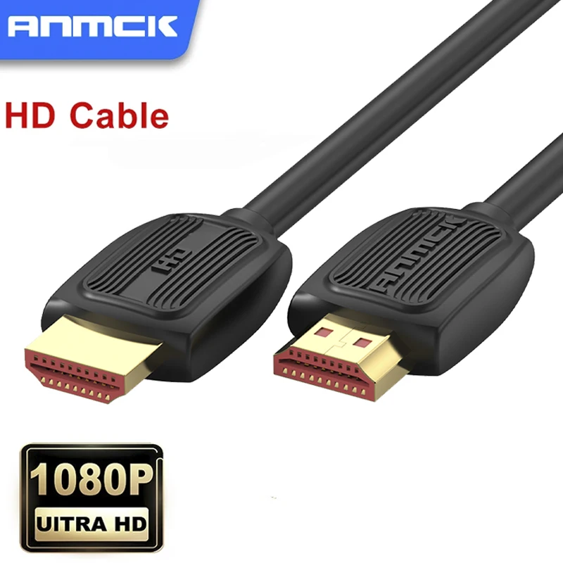 

High Speed HDMI-Compatible 1.4 4K 1080P Cable Video Cables Gold Plated Plug 3D Audio Cord For HDTV Splitter Switcher 0.5m-15m