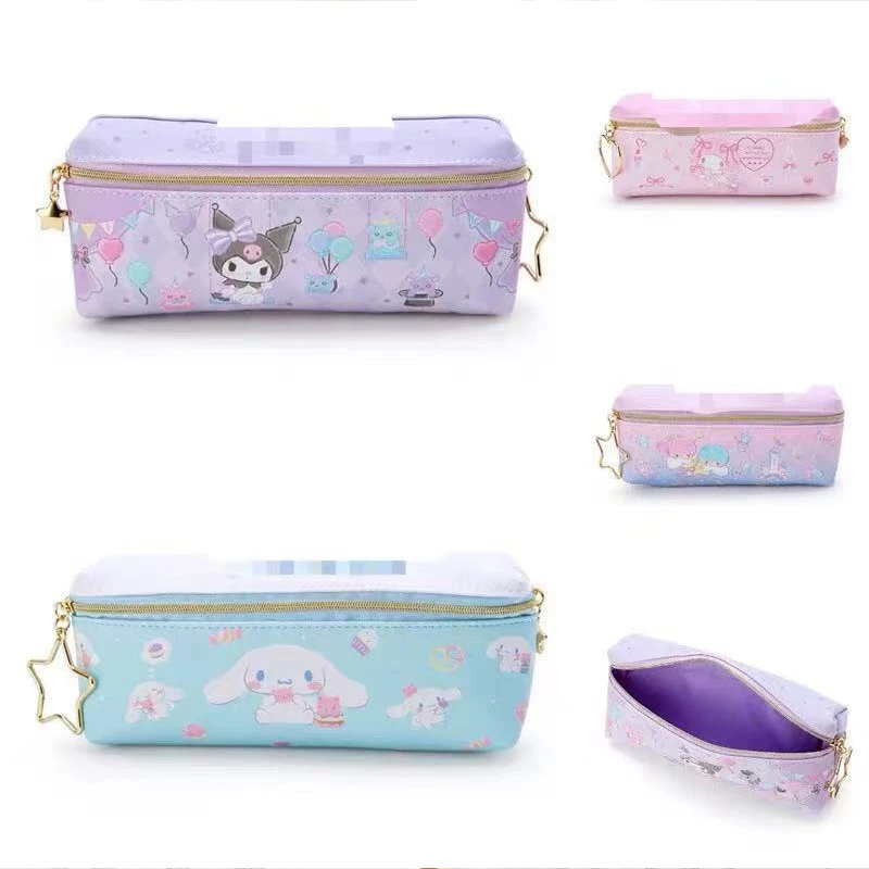 

Аниме, милая кукла, реальная модель, Kuromi Cinnamoroll My Melody, большая емкость для хранения, косметичка, канцелярские принадлежности, подарок