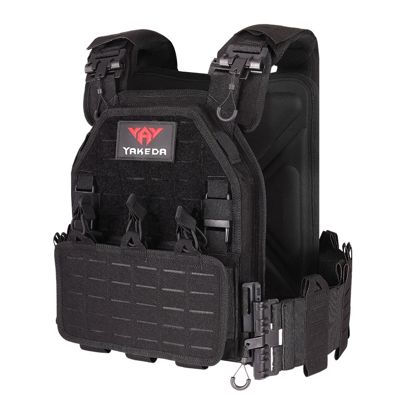 

New Arrival Light Weight Quick Release Laser Cutting SWAT Combat 1000D Molle Chaleco Tactico Military Tactical Vest