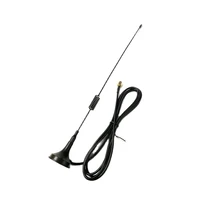 1pc gsm antenna 900 1800mhz 7dbi small sucker base aerial omni with 3m cable sma male connector