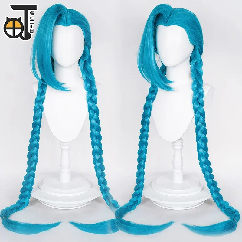 Новый реквизит для оружия 2025 BaoBao Vi Sister пистолет косплея Jinx синие парики Хэллоуина