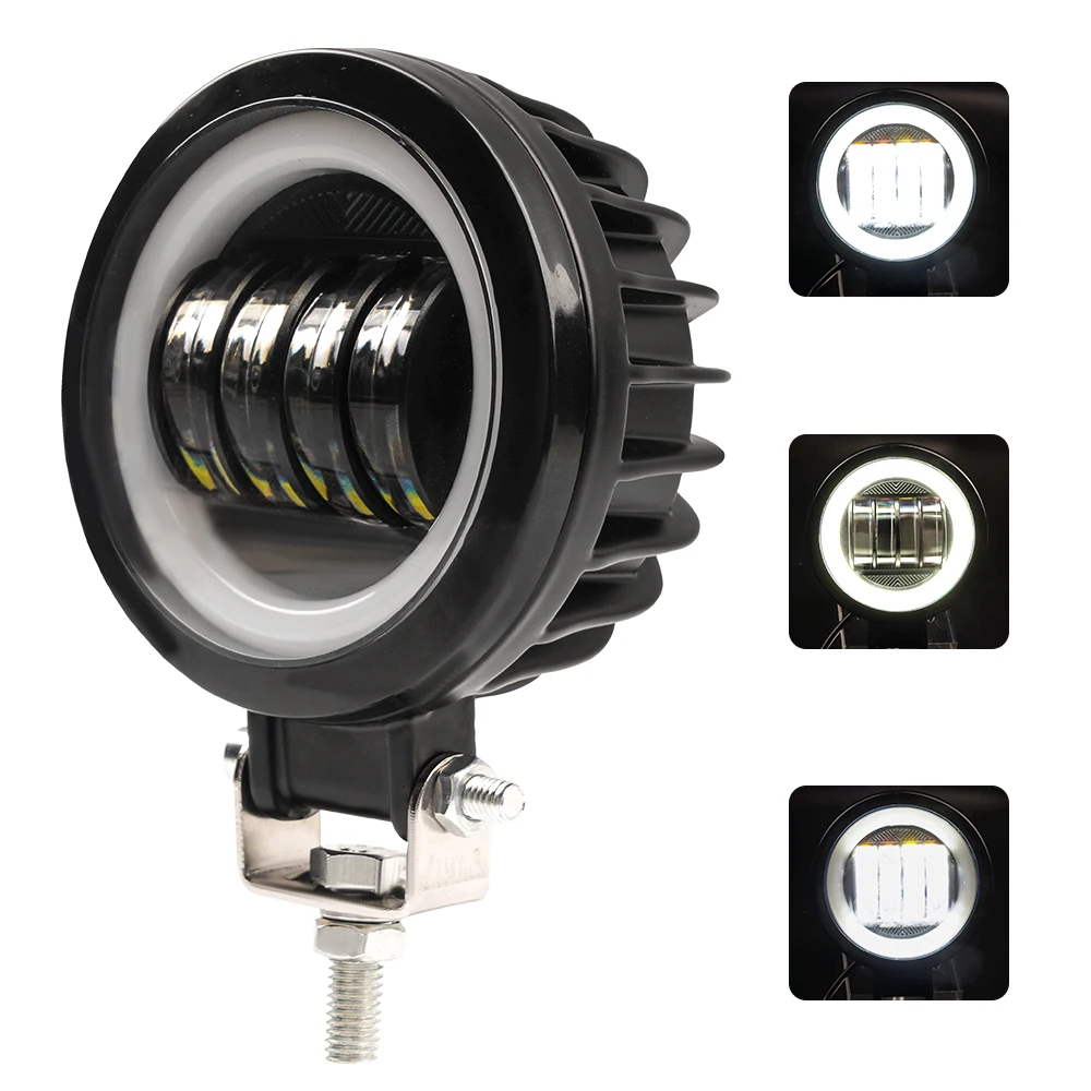 

1/2 Круглая Или Квадратная Противотуманная Фара Для Автомобилей/мотоциклов/электрических Скутеров Arctic 12-80 В