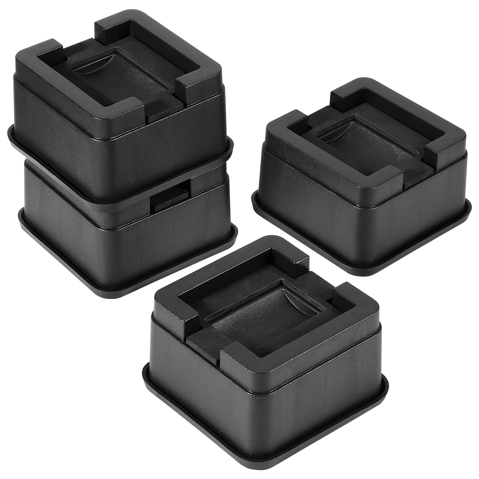 

Risers Adjustable Bed Furniture Desk Table Heavy Duty Riser Couchlegs Leg Extenders Square Accessory