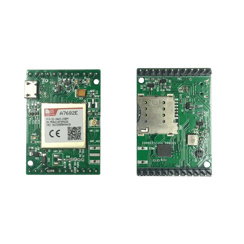 

SIMCOM A7682E LTE Cat1 Module Core Board LTE-FDD B1/B3/B5/B7/B8/B20 GSM/GPRS/EDGE 900/1800MHz Compatible With SIM800C SIM868