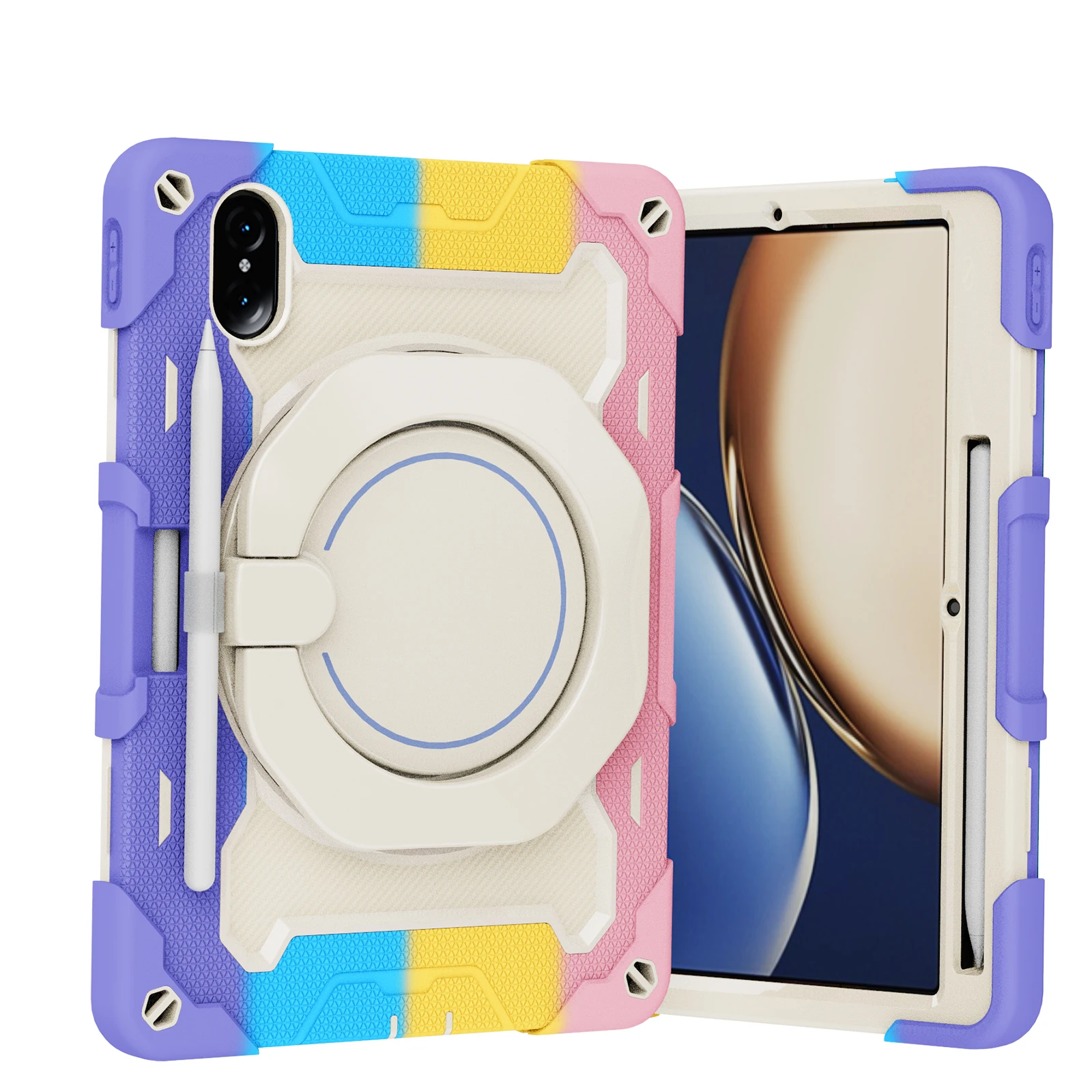 

Huawei Honor Tablet V7 pro protective cover 11-inch BRT-W09 detachable protective shell anti-drop silicone + PC rotating bracket