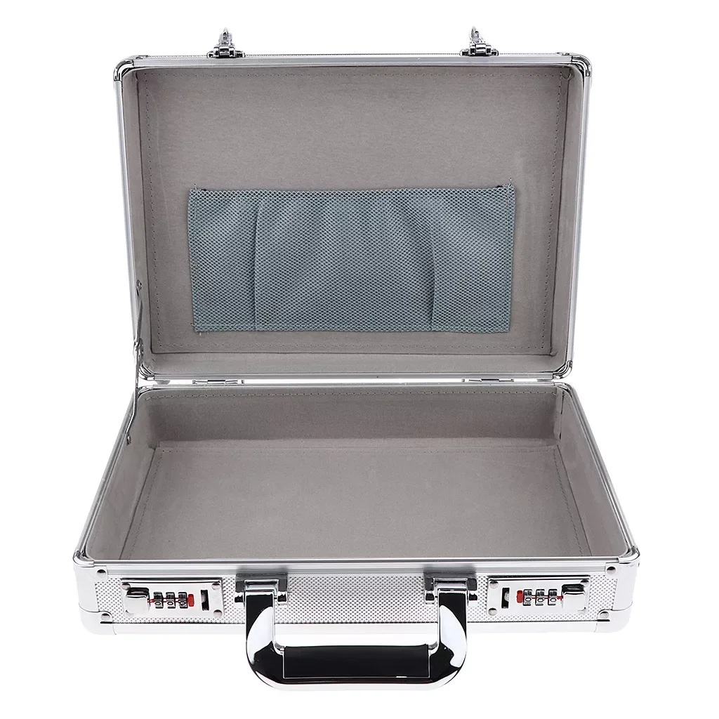 

NEW2023 Premium Aluminium Carry Case w/Lined Pouch, Travel Hair Cutting Tools Storage Box Hairdressing Salon Clipper Holder Acce