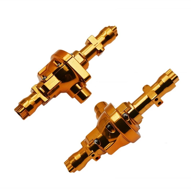 

2Pcs Metal Center Gearbox Housing Axle Shell Diff Cover for Redcat GEN8 1/10 RC Crawler Car Upgrade Parts