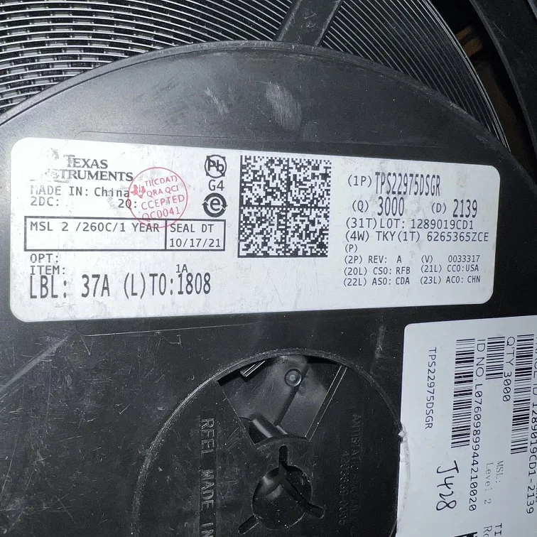 

Free shipping TPS22975DSGR WSON-8 13XH 10PCS