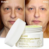 50ml peptide complex serum face cream collagen anti aging anti wrinkle firming lifting moisturizing facial skin care neck cream