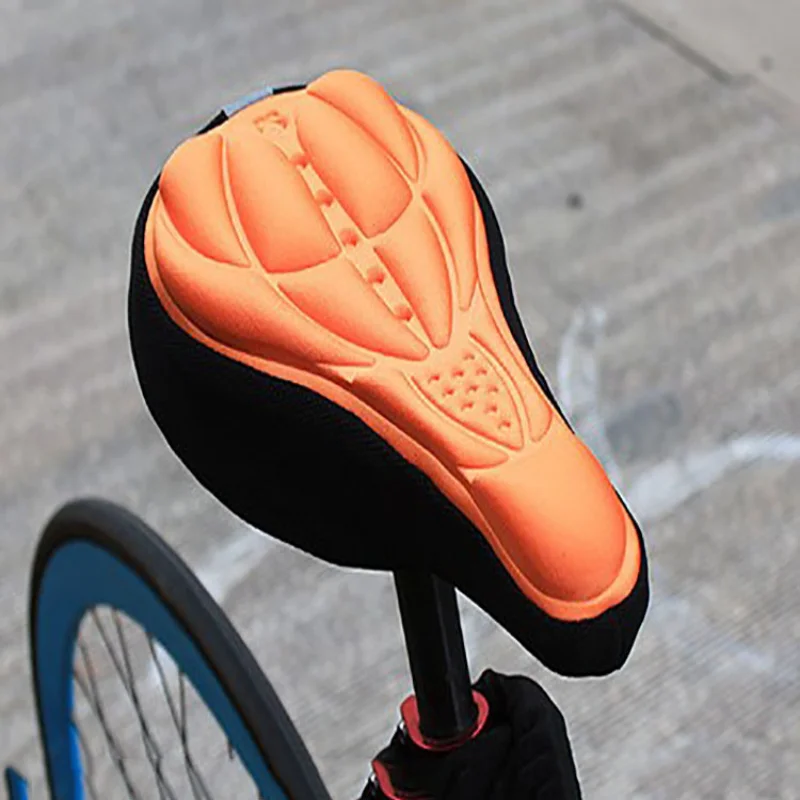

Mountain Bike 3D Saddle Cover Thick Breathable Super Soft Bicycle Seat Cushion Silicone Sponge Gel Bike Seat Bicycle Accessories