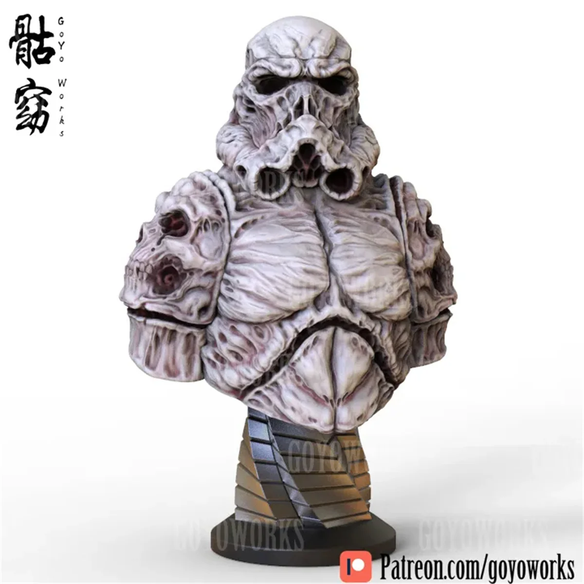 

1/10 bust GK resin white mold handmade model