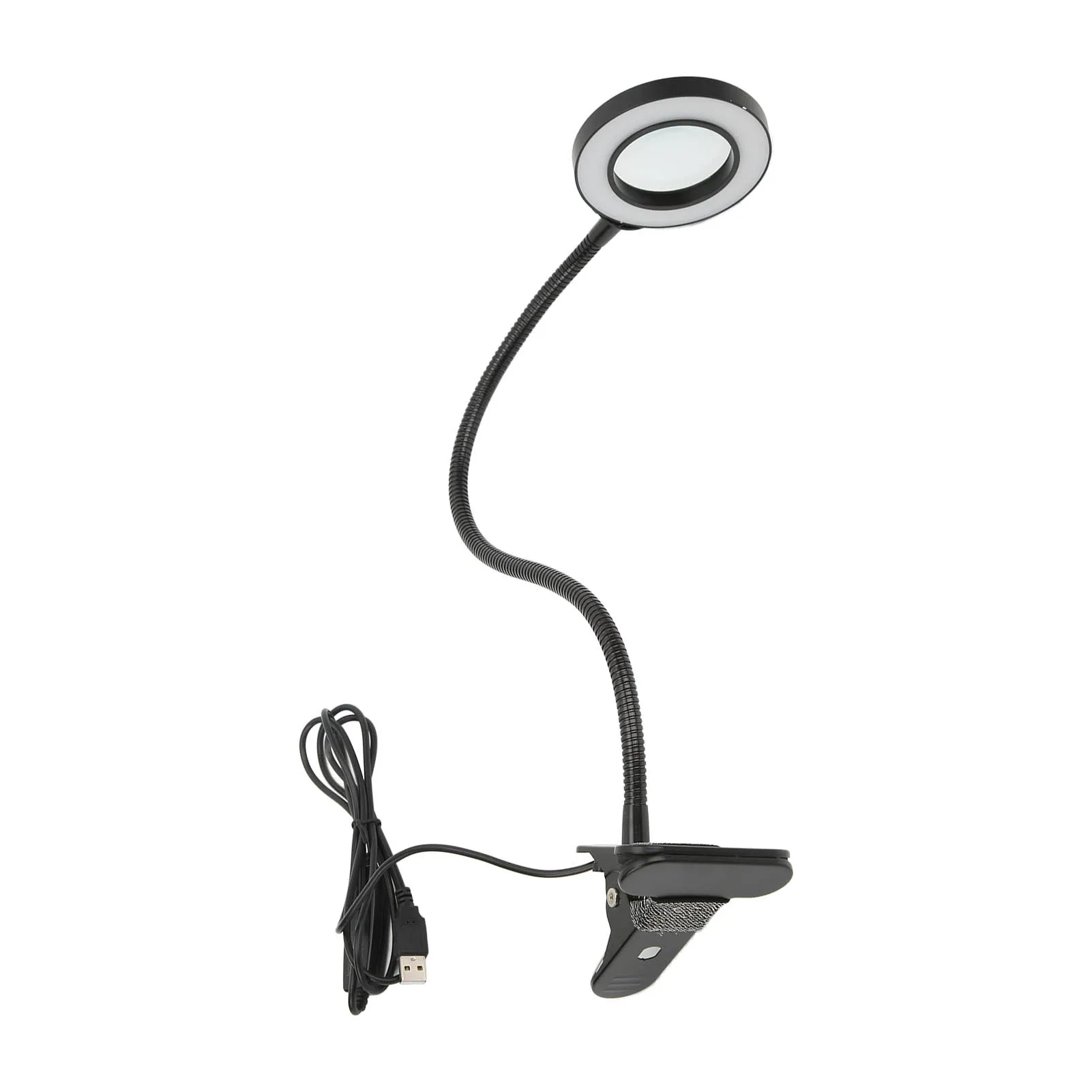 Увеличительная лампа LED Light 3X Gooseneck с USB-кабелем Регулируемая яркость для чтения
